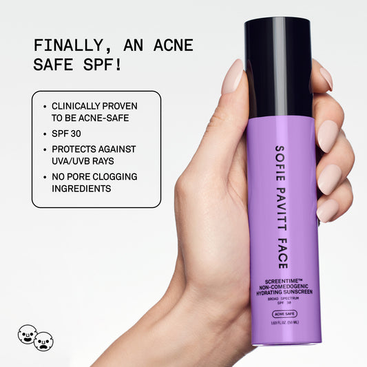 Sofie Pavitt - Screentime Non-Comedogenic Hydrating Sunscreen SPF30