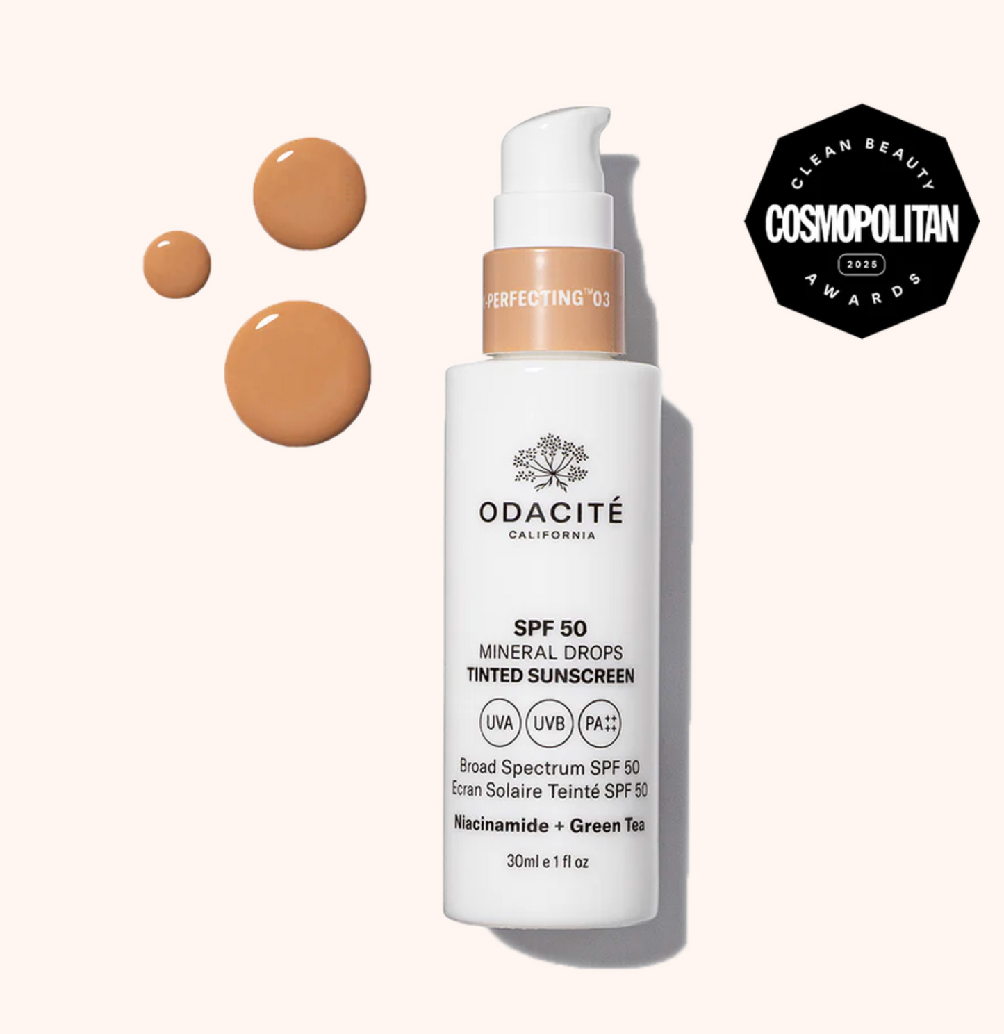 Odacite - SPF 50 Flex-Perfecting® Mineral Drops Tinted Sunscreen
