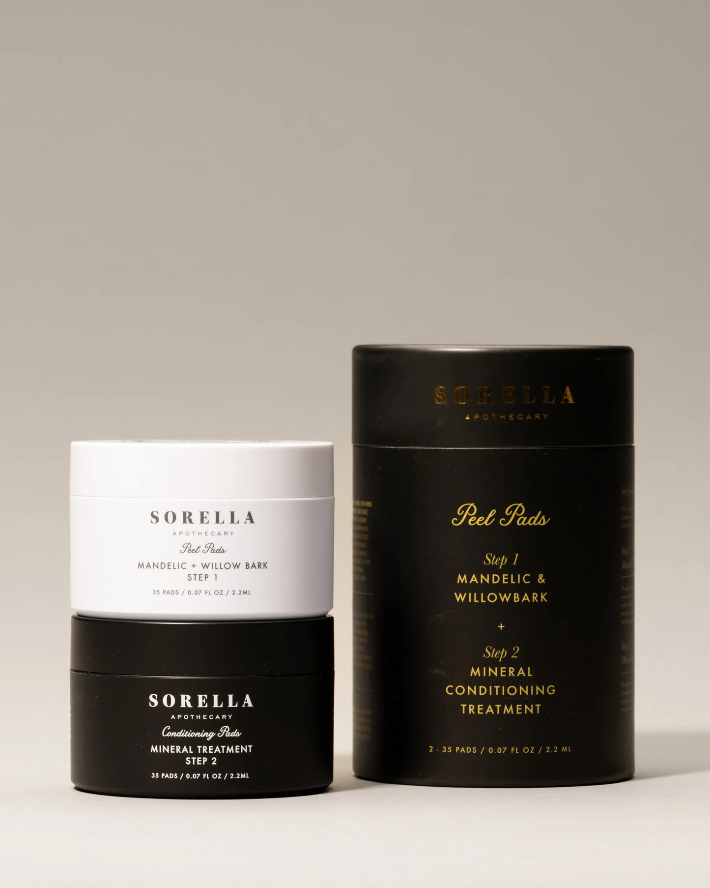 Sorella Apothecary Peel Pads - Mandelic + Willow Bark (35 Pads)