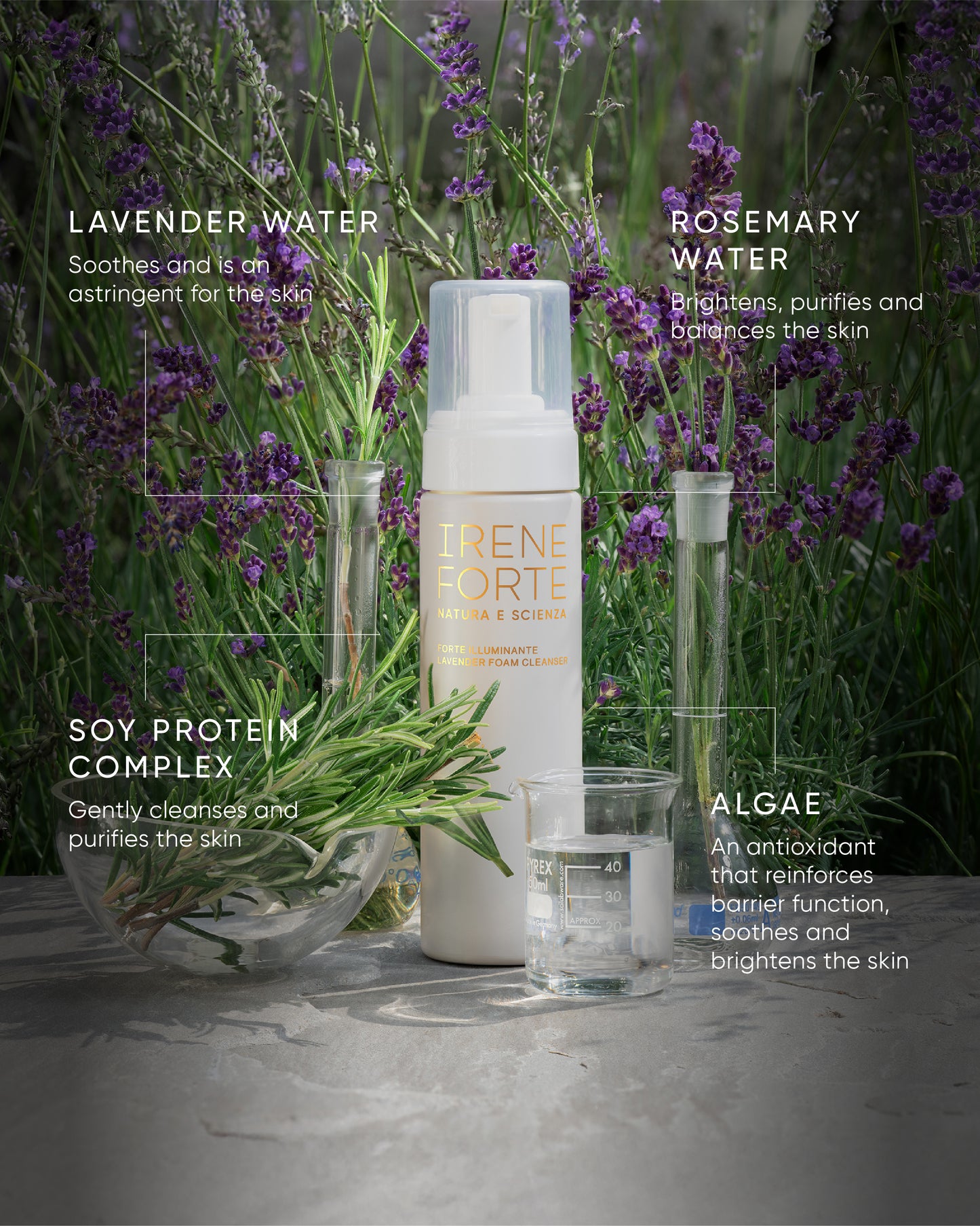 Irene Forte - Lavender Foam Cleanser