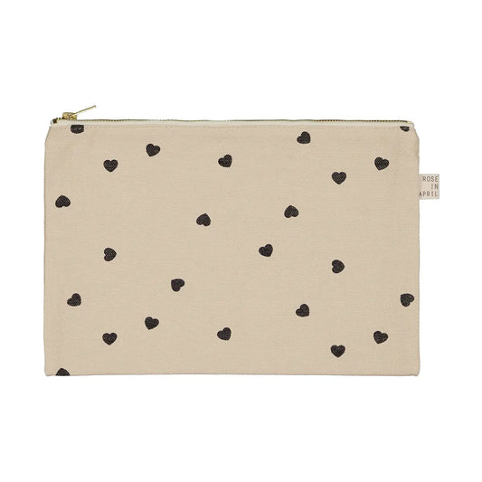 Rose In April Lili Flat Pouch
