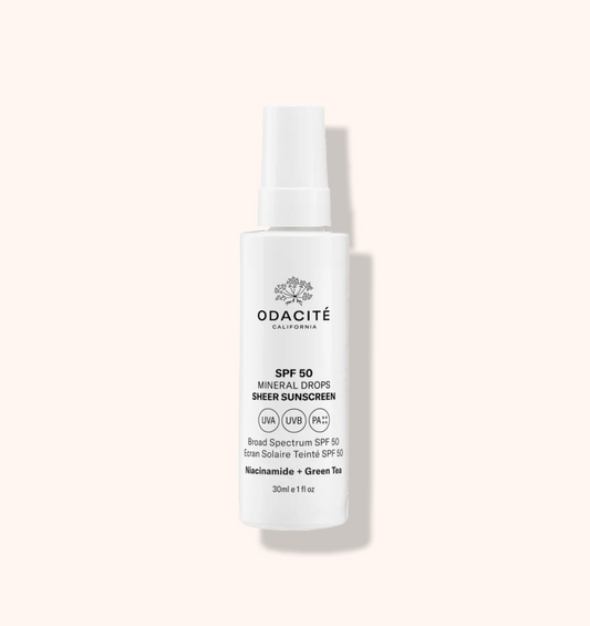 Odacite Spf 50 Mineral Drops Sheer Sunscreen