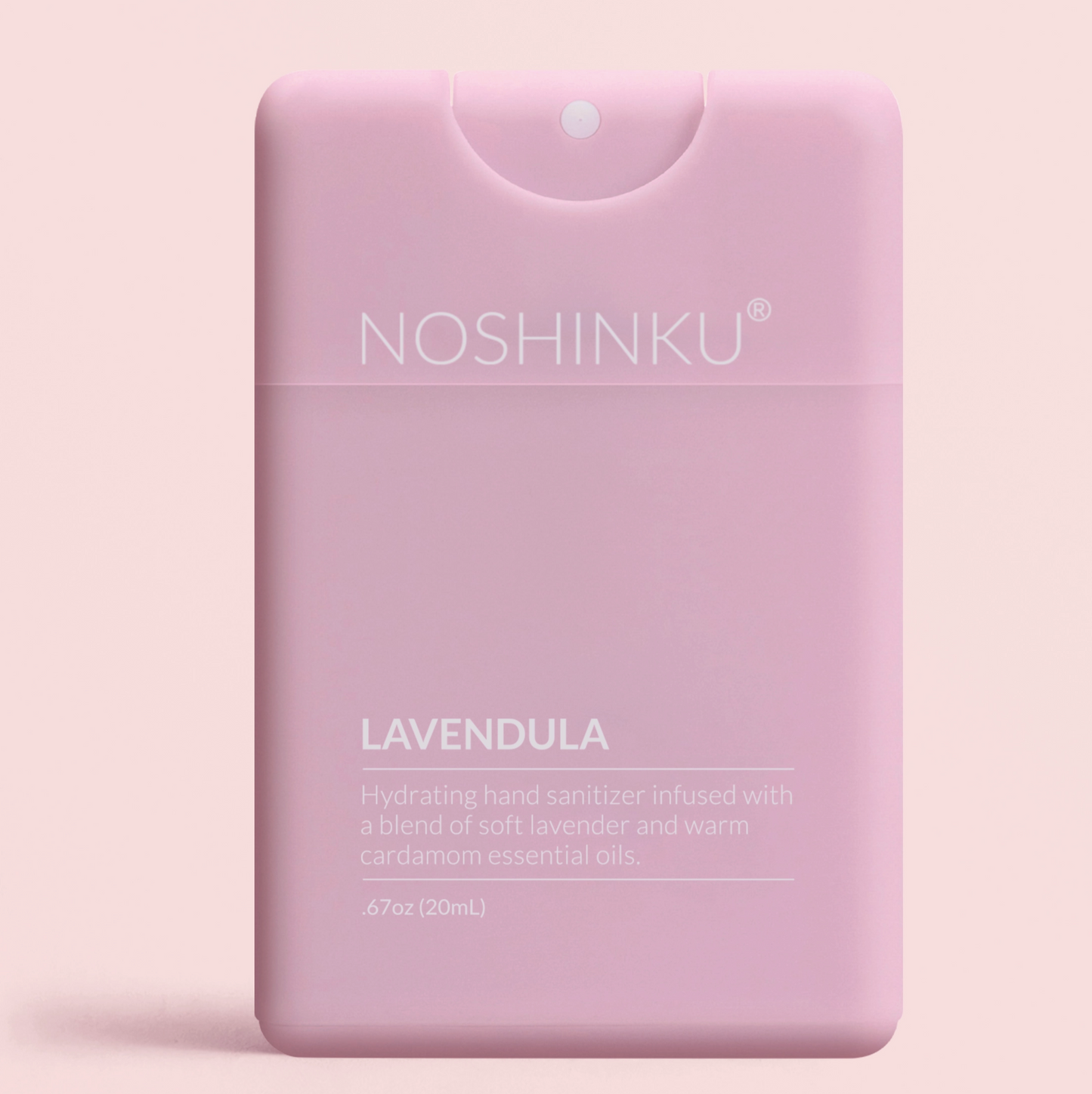 Noshinku Refillable Lavender Ultra-Moisturizing Pocket Hand Sanitizer