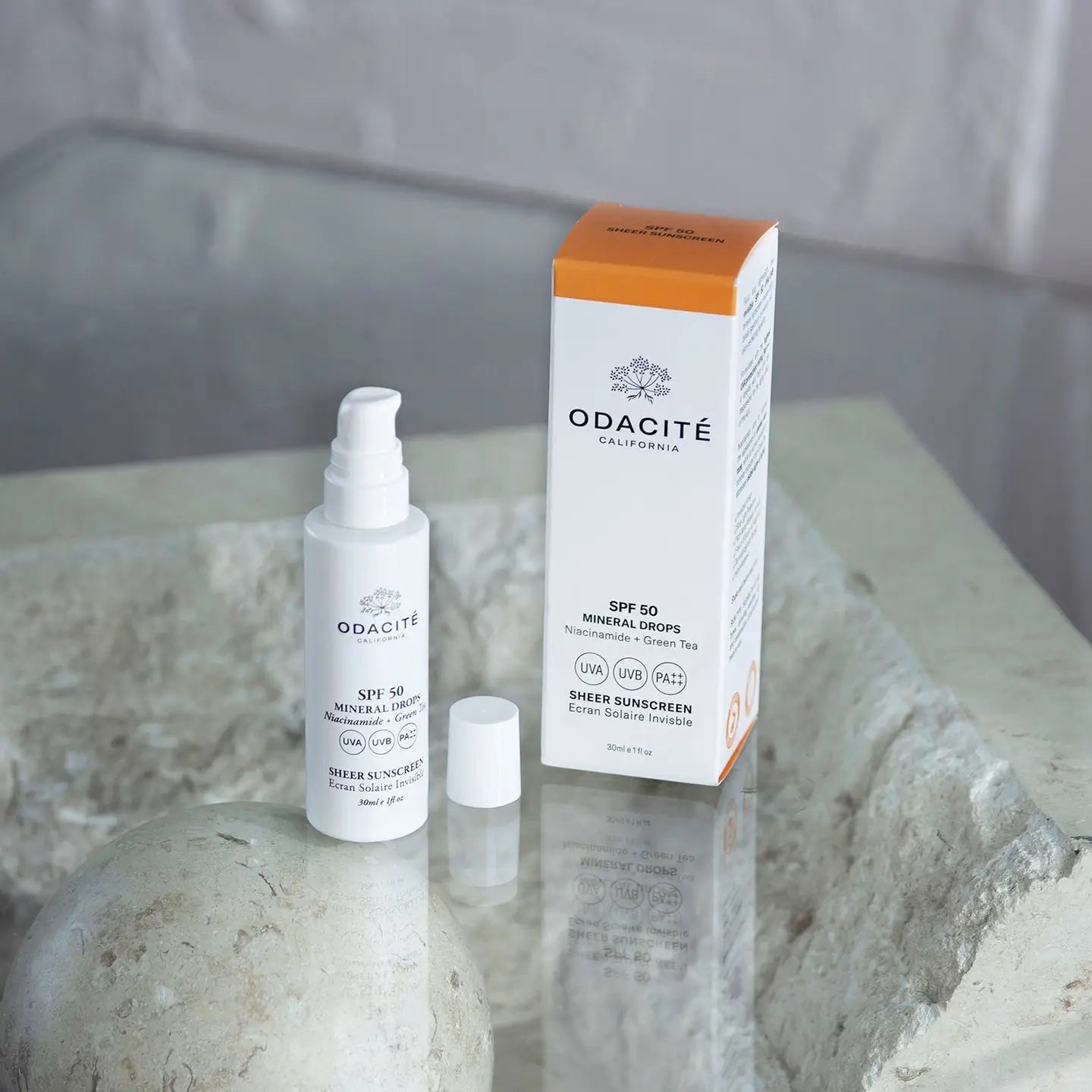 Odacite Spf 50 Mineral Drops Sheer Sunscreen